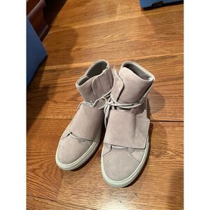 Aldo Taupe Suede High-Top Sneakers – Men’s Size 10.5